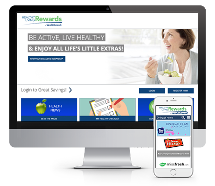 Healthy Living Rewards Website